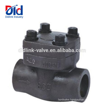 High Pressure China Factory 150 800 Pornd Grade Forging A105 Forged Steel Check Valve 1 2